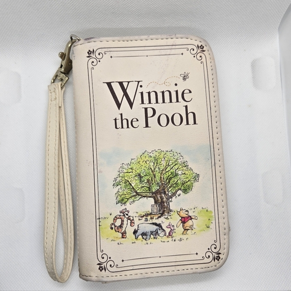 Loungefly Handbags - Loungefly Disney Winnie The Pooh Tech Wallet Book Cover Phone Clutch Wallet